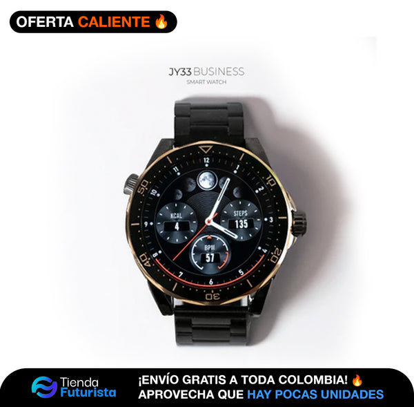JY33 Business Smart Watch TFT-HD de 1,53 pulgadas para hombres, rastreador de actividad física, brújula para juegos, ubicación con asistente de voz AI