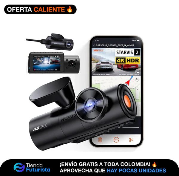 Cámara para coche FHD, 360° - VANTRUE N5 512G