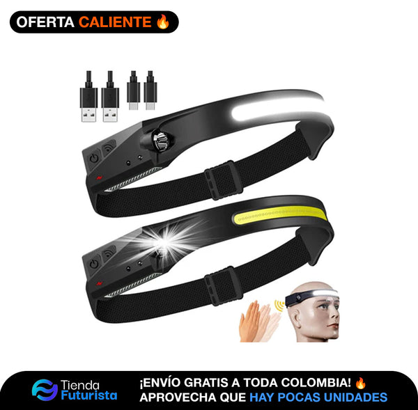 Linterna Frontal 2 en 1 EcoLight Flex® 45%OFF